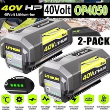 2-Pack 40V 6.0Ah Batteries for Ryobi Power Tools Lithium Ion OP40601 OP40602