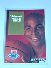 1992-93 Skybox Harold Miner Draft Picks Rookie Card #DP12 Heat RC