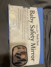 ADJUSTABLE BACK SEAT BABY SAFETY MIRROR/BLACK By SHYNERK