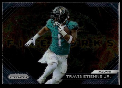 2023 Panini Prizm #F-18 Travis Etienne Jr. Fireworks
