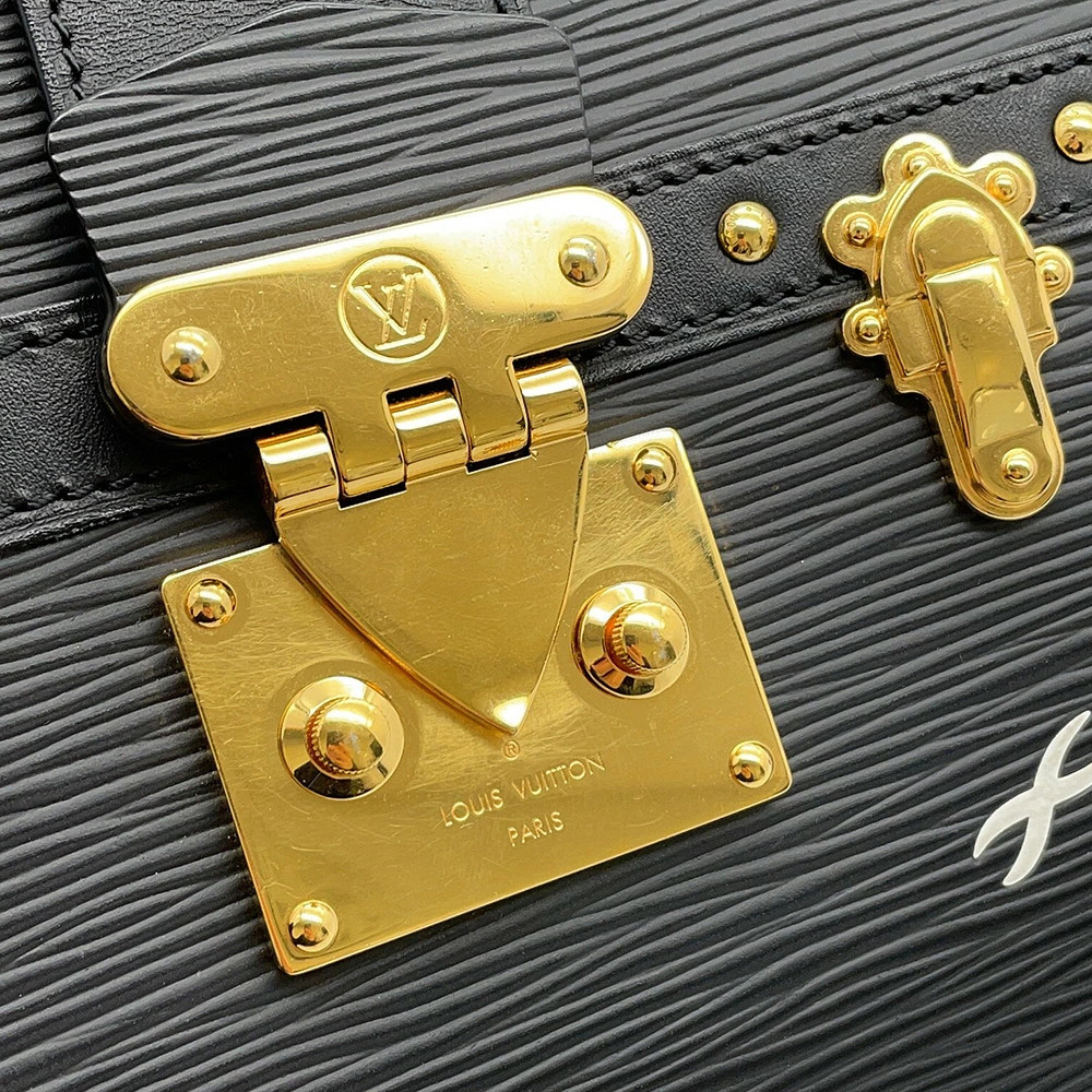 Louis Vuitton Trunk Clutch Epi Leather Noir M53052 *Hok7553 thumbnail 6