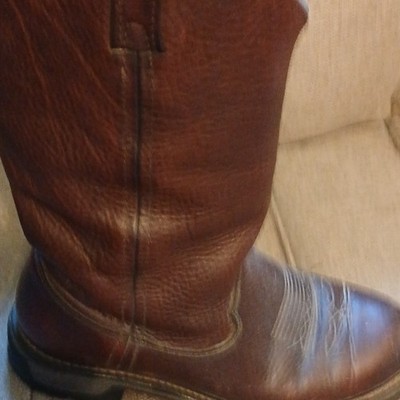 Rocky Brown Leather Western Equestrian Cowboy Riding Boots Western Style Classic