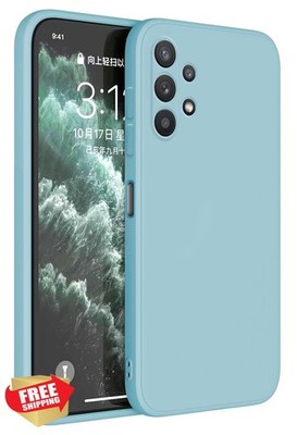 HAFFAN A32 5G Case Light Blue Silicone