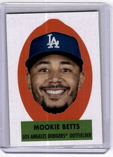 2021 Topps Archives 1963 Peel-Off Mookie Betts Los Angeles Dodgers #69PO-3
