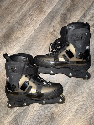 ROLLERBLADE Solo Estilo Rob Guerrero Mens Size 11 USATranslucent Boot Good Cond.