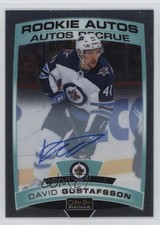 2019-20 O-Pee-Chee Platinum Rookie Autos David Gustafsson #R-DG Auto 0q3