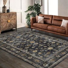 5x7 Area Rugs for Living RoomWashable Rug Vintage Large Soft Non-Slip Carpet
