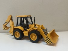 Retroexcavadora cargadora Bruder JCB 4CX 931/01 juguete de construcción Alemania COMPLETA