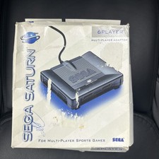 Sega Saturn 6 Player Multitap 1995 Brand New In Box 100 Complete w/Manual/ Card