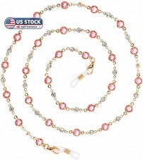 Crystal Beaded Eyeglasses Chain Crystal Glasses ChainEyeglass Beads Chains Eye G