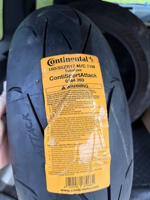 Sport Attack  180/55ZR17 Rear Tire Continental Motorcycle Conti Street 180-55-17