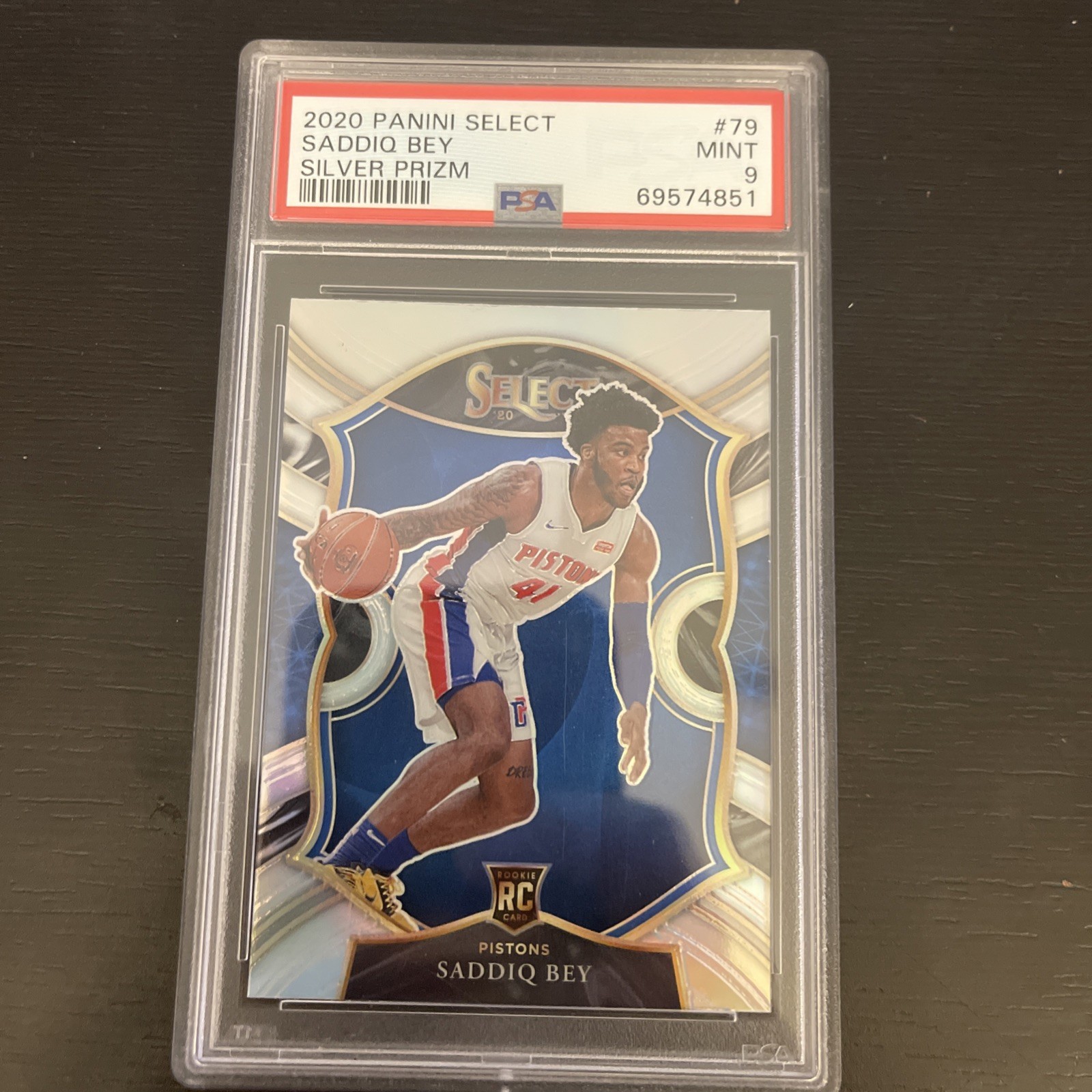 2020-21 Panini Select - Concourse Saddiq Bey #79 Silver Prizm (RC)