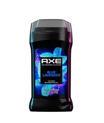 Axe Fine Fragrance Deodorant Stick Blue Lavender 3oz Aluminum Free 1 Pack