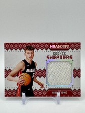 2022-23 Hoops Winter #RS-NJ Nikola Jovic Rookie Sweaters