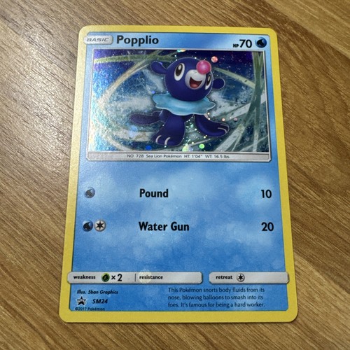 Popplio SM24 Sun & Moon Promos Promo NM Pokemon TCG