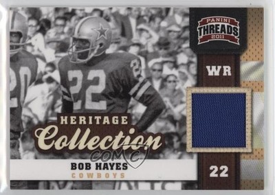 2011 Panini Threads Heritage Collection Materials Bob Hayes #7 HOF 6r6