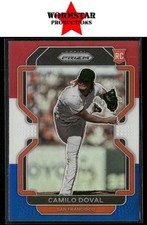 2022 Panini Prizm #58 Camilo Doval Red/White/Blue Prizm San Francisco Giants