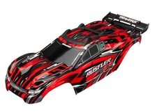 Traxxas 6718 Body Red Rustler 4X4 Window Grill Lights Decal Sheet