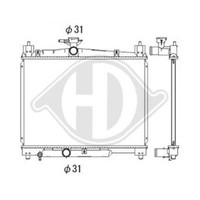 Diederichs WasserküHler MotorküHler FüR Toyota Yaris SCP1_ NLP1_ NCP1_ _P1_