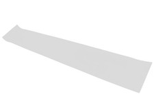 Lkw Heck Schmutzfänger, Spritzlappen extra dick, ohne Aufdruck weiß