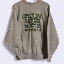 90s champion Green Bay packers nfc champions reverse weave sweatshirt fit large