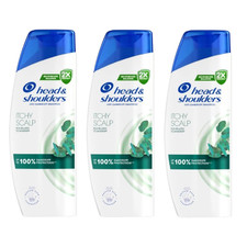 3 PACK Head  Shoulders Anti Dandruff Shampoo Itchy Scalp Care 400 ML Eucalyptus