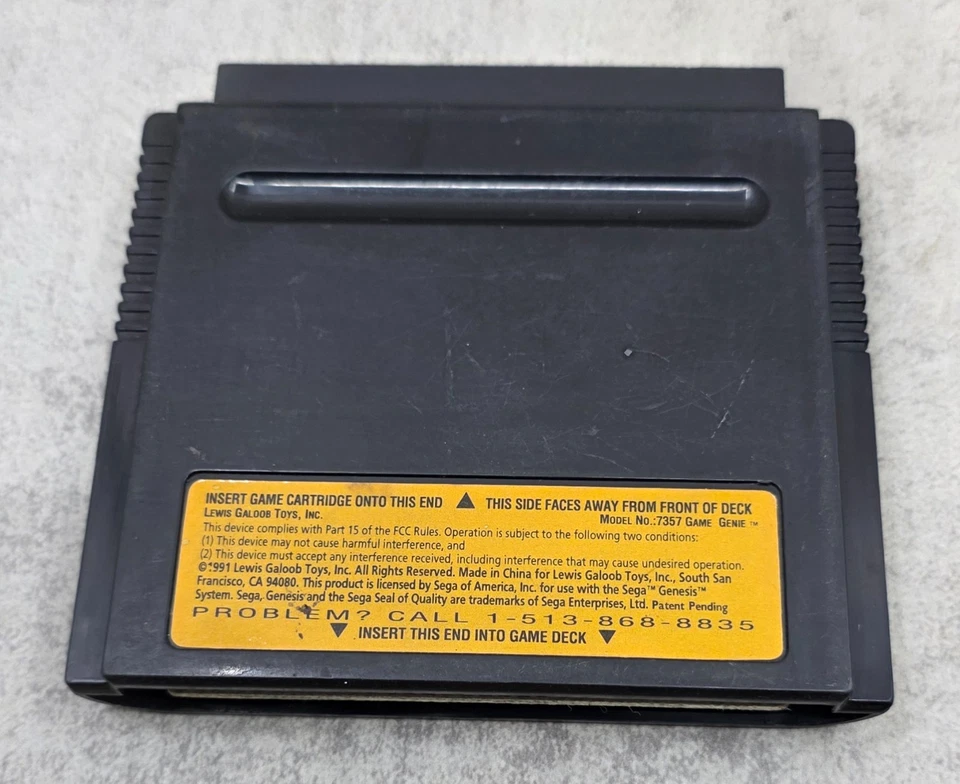 Game Genie Video Game Enhancer Sega Genesis Lot (2) - Image 3 of 4