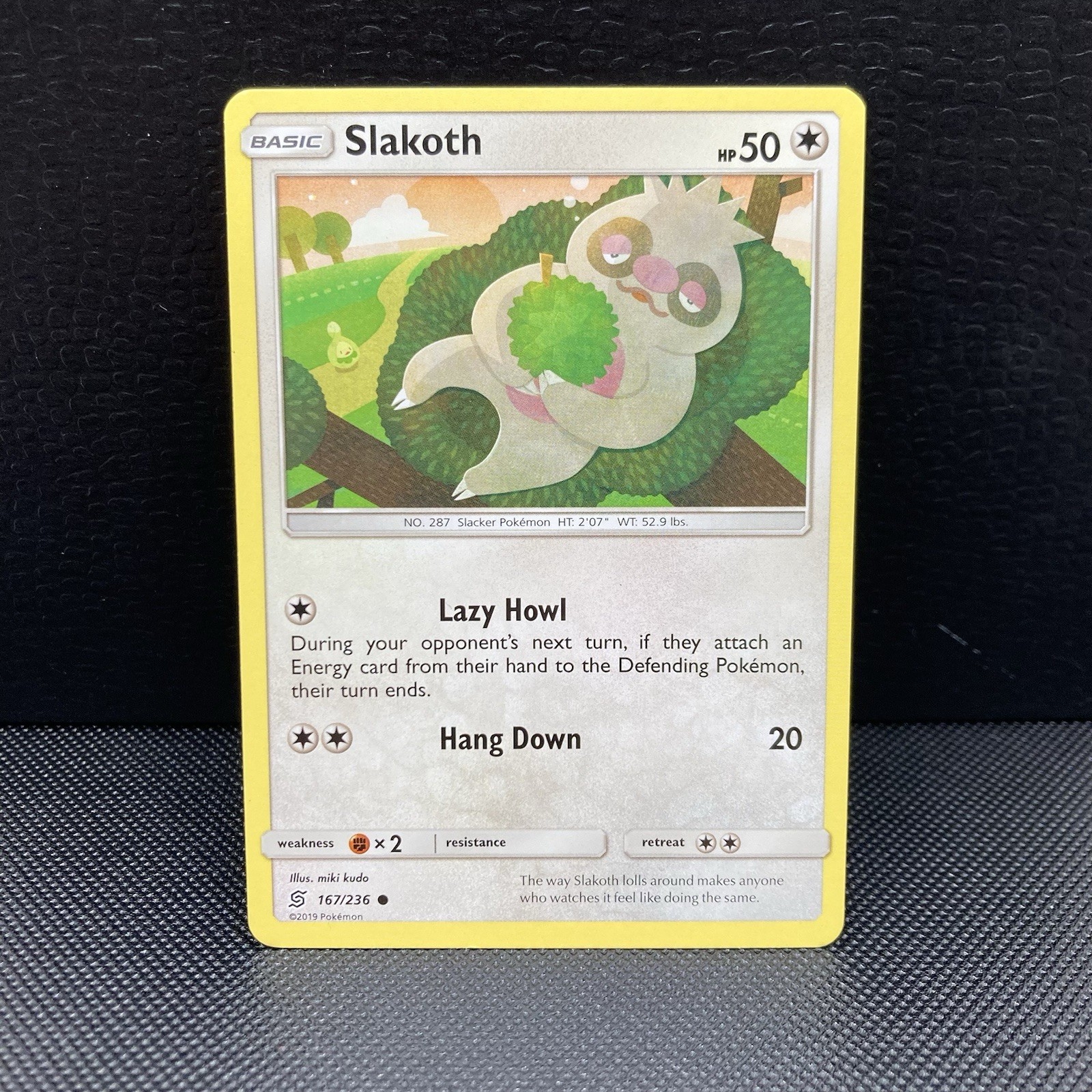 Slakoth 167/236 Common | Unified Minds | Pokemon Card