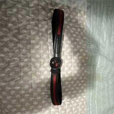 Men's Adjustable Striped Black Red Green Dress Belt with Buckle