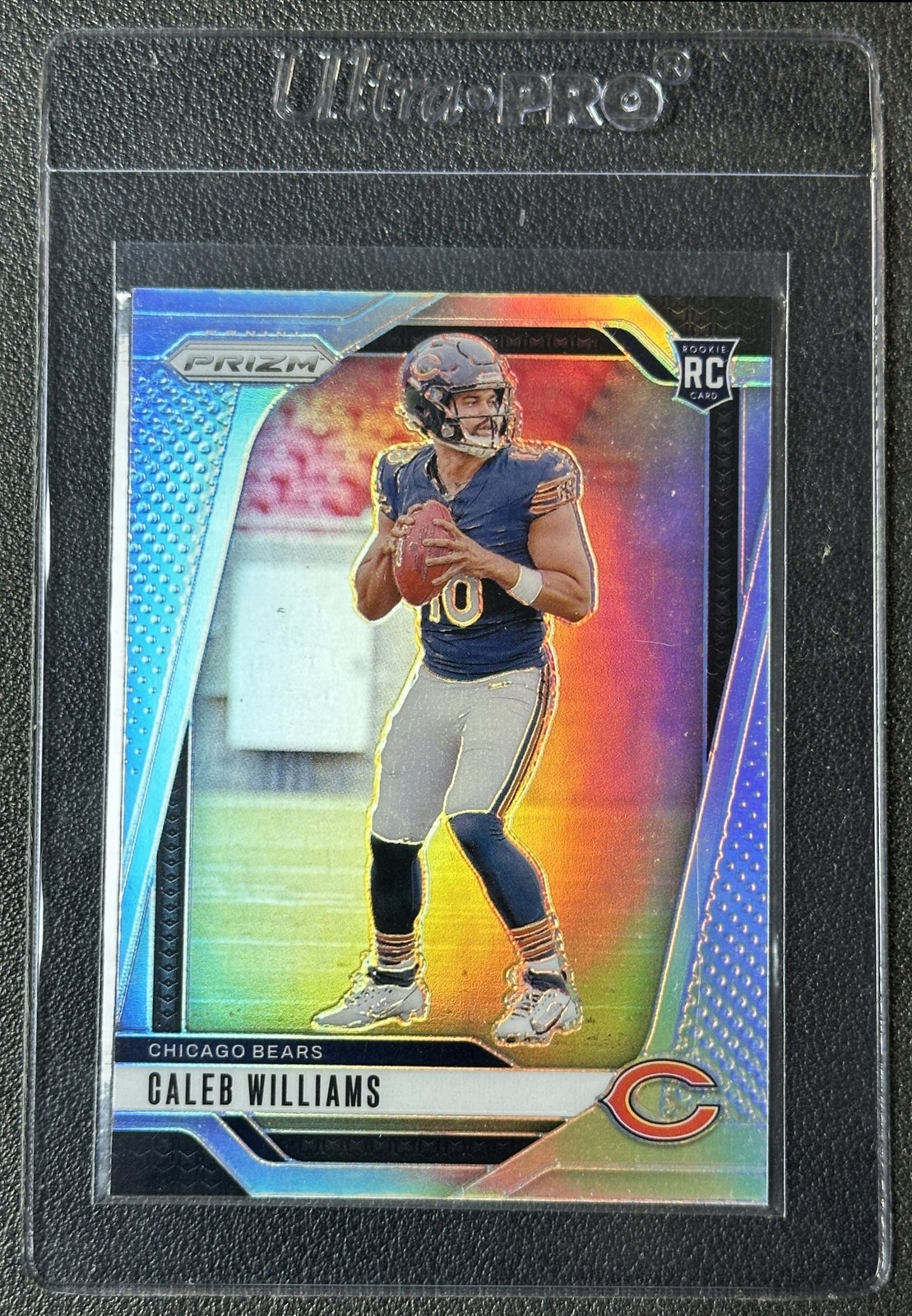 CALEB WILLIAMS 2024 PANINI PRIZM #301 ROOKIE SILVER RC BEARS B