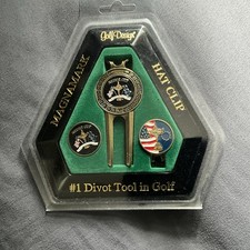 RARE Oakland Hills CC Divot Tool, Ball Markers, Hat Clip 2004 Ryder Cup 