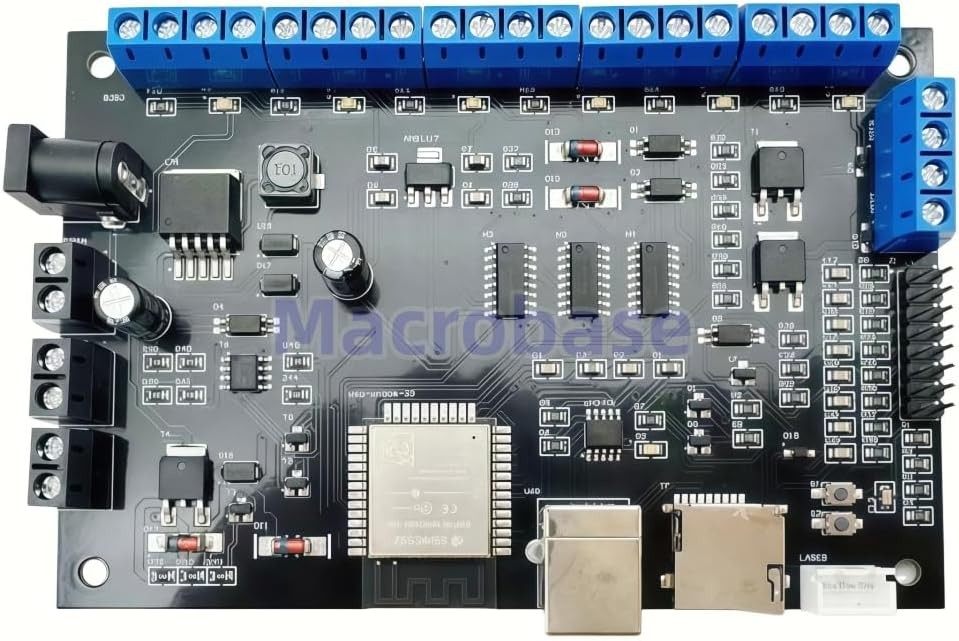 CNC 6 Axis Breakout Board Control Panel USB Motion Card ESP32 Wifi 32Bit CPU
