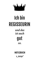 Notizbuch Regisseur 120 Seiten A5 Gebunden Schwarz Geschenkidee