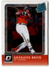 Socrates Brito 2016 Donruss Optic Rookie #58 Arizona Diamondbacks