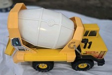 Vintage 1980s Tonka Cement Mixer Truck Turbo Diesel XMB-975 Pressed Steel