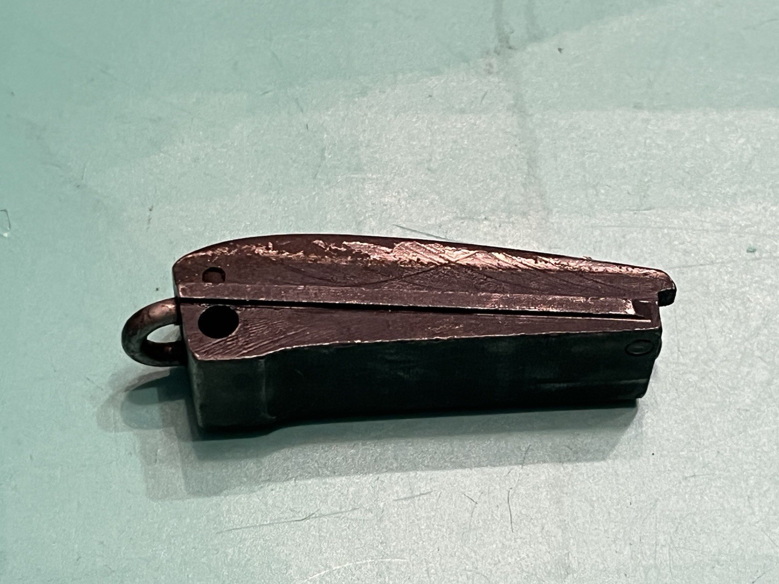 USED WWII COLT 1911 A1 CHECKERED MAINSPRING HOUSING LOOP POLISHED *ROUGH*