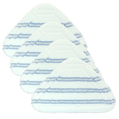 Mikrofaser Dampfmopp Pads 4er Pack Ersatz Abdeckungen Bush SMB1501UK Bodenreiniger