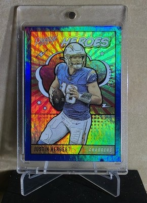 2021 Panini Prestige Heroes #HE-4 Justin Herbert Xtra Points Blue /249 Chargers