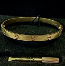 Cartier Love Bracelet  18ct Yellow Gold, Size 19