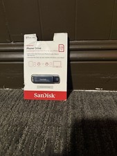 New SanDisk Phone Drive 128GB USB-C/Lightning Flash Drive SDIXD0N-128G-AW6ME