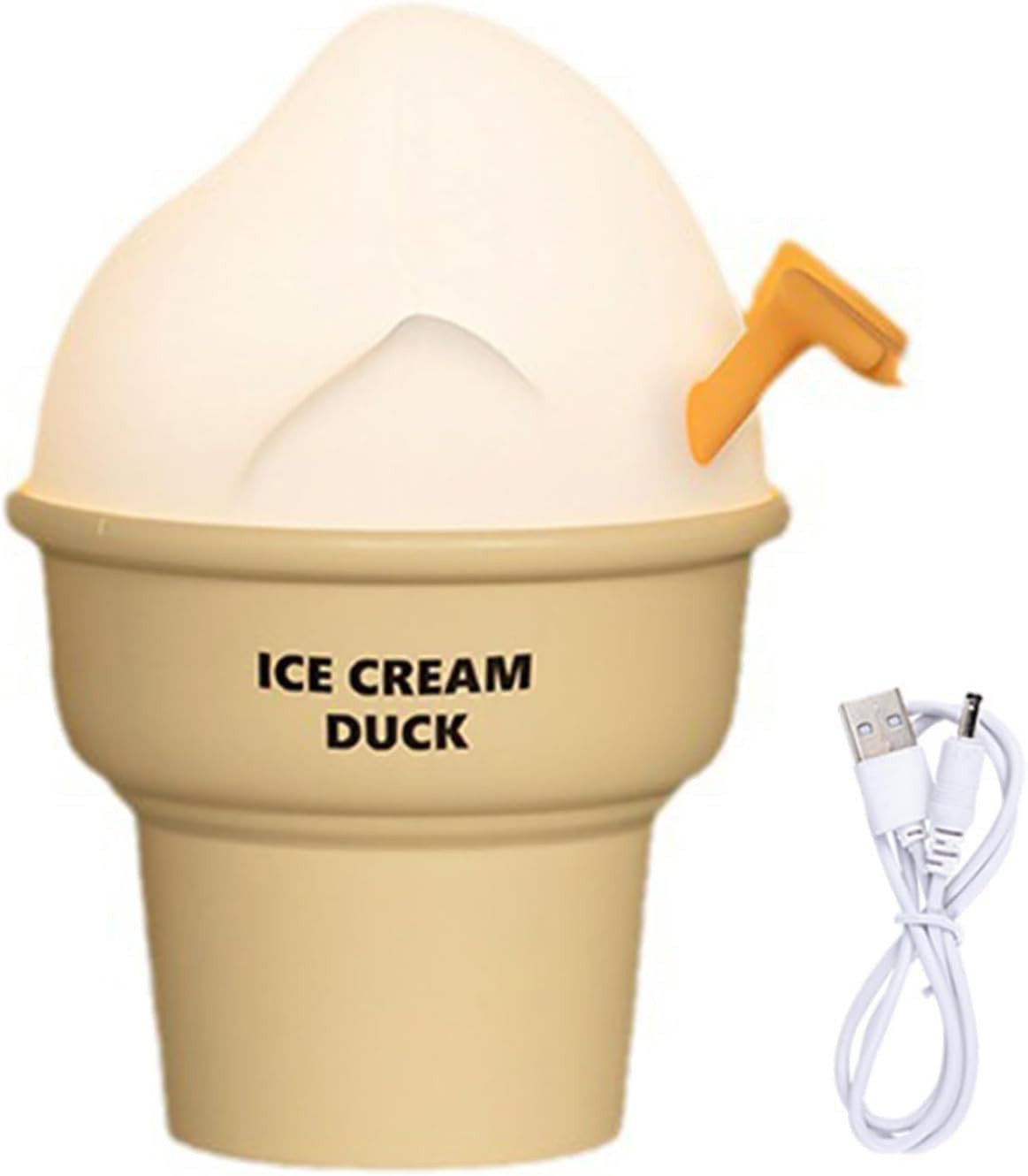 Luce Notturna Kawaii Anatra nel Gelato per Cameretta Bambini Marys