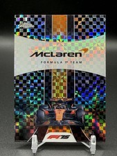 2025 Topps Chrome F1 McLaren Team Checker Flag Refractor F1 Logo #176