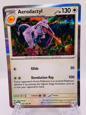 Pokemon Aerodactyl 142/165 Scarlet & Violet 151 Holo Rare NM