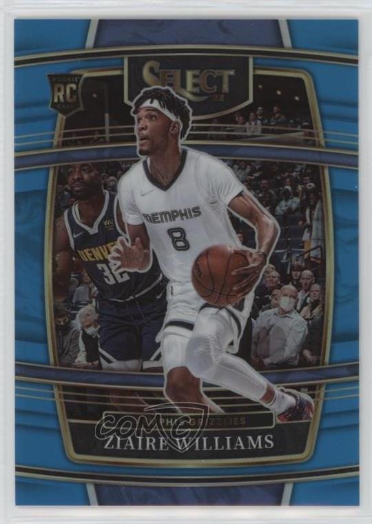 2021 Panini Select Concourse Light Blue Prizm 201/299 Ziaire Williams #86 0l1u