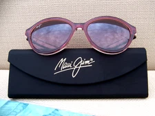 *New* MAUI JIM MARIANA Raspberry-Crystal & Rose Polarized Sunglasses ~ RS828-52C