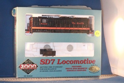 JP HO P2K Proto 2000 30144 D&RGW EMD SD7 #5300 DCC Denver & Rio Grande Western