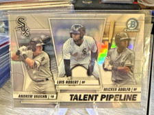 2020 Bowman - Talent Pipeline Trios Luis Robert, Andrew Vaughn, Micker Adolfo RC