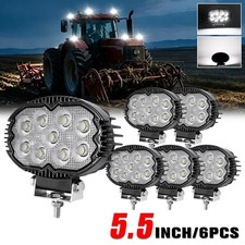6x Oval 5.5 Led Work Lights For John Deere Tractor 6r 7r 8r 8000 9r Series