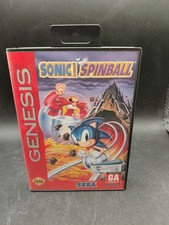 Sonic Spinball Sega Genesis CIB Complete Tested w/ Case & Manual