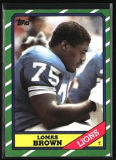 1986 Topps #248b Lomas Brown
